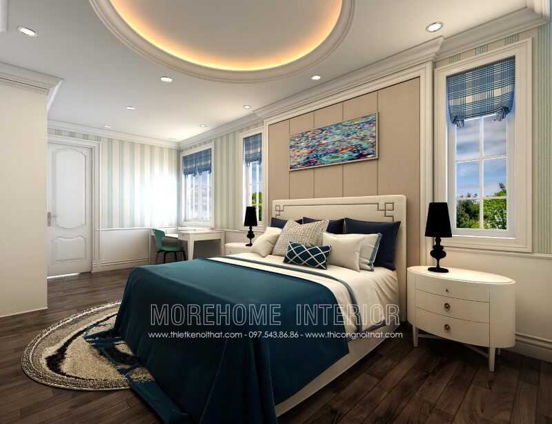 Giường ngủ biệt thự Giường ngủ biệt thự