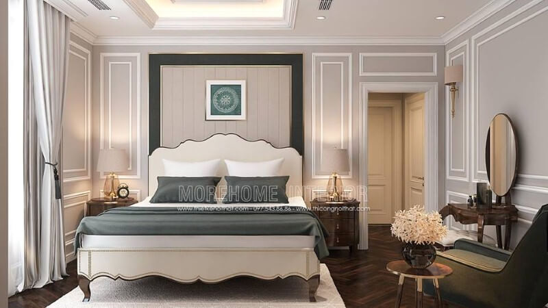 Giường ngủ biệt thự Giường ngủ biệt thự