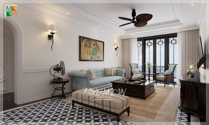 Sofa phòng khách mang lại cảm giác êm ái và thiện cảm cho khách đến nhà chỉ bằng một ánh nhìn đầu tiên.